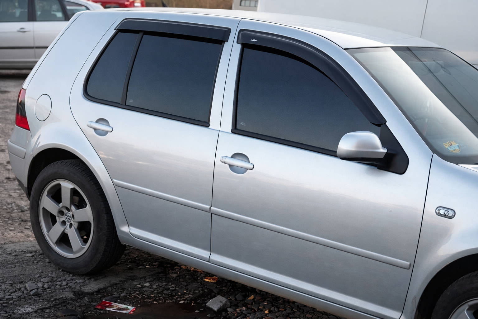 Window Deflectors (4 pcs, HIC) for Volkswagen Golf 3 1991-2001 - image 5