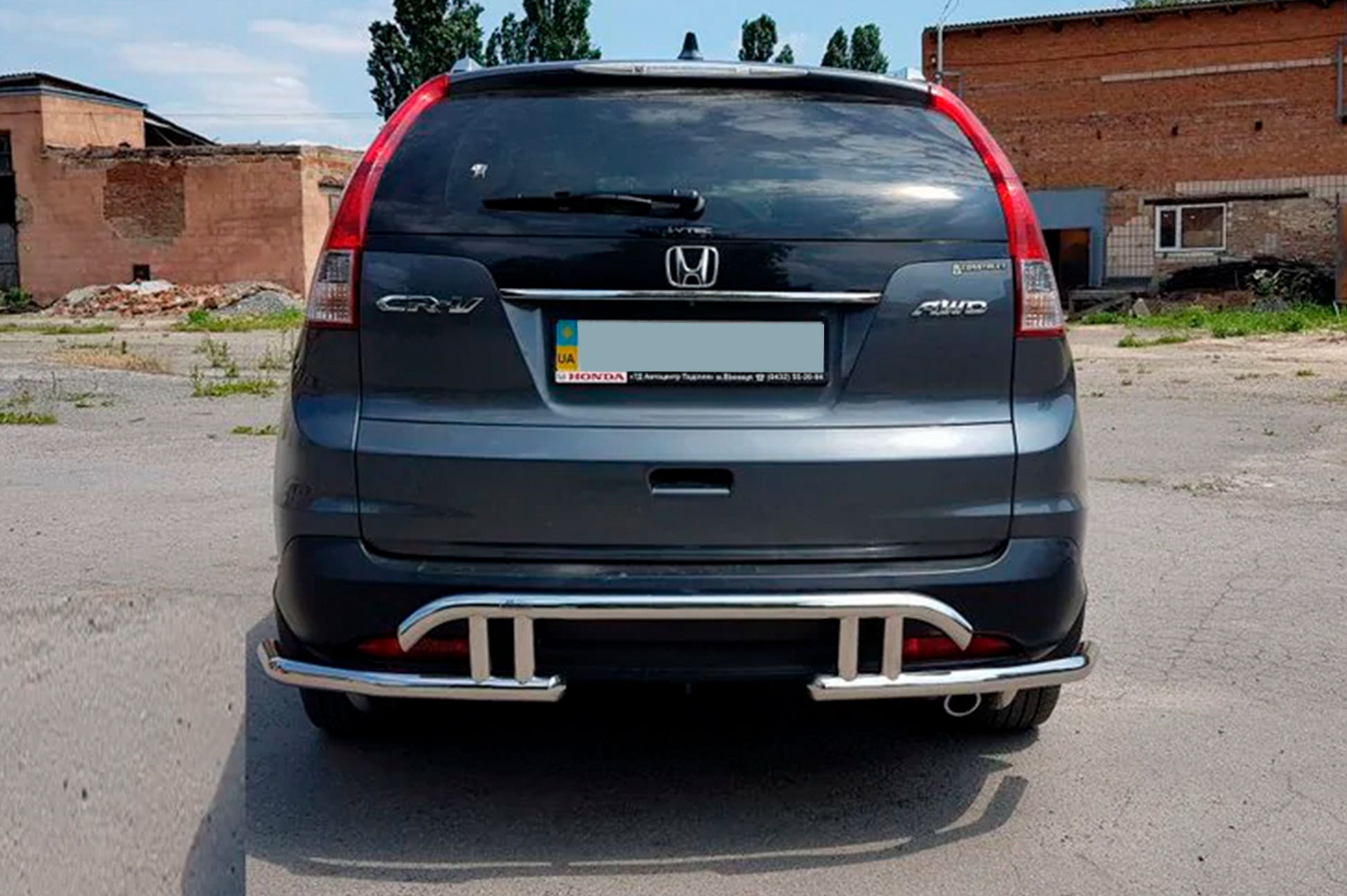 Rear Bar AK003-21 (Stainless Steel) for Honda CRV 2012-2016 - image 5