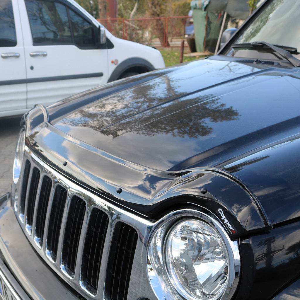 Hood deflector (EuroCap) for Jeep Cherokee/Liberty 2002-2007 - Reelken Auto
