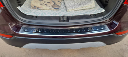 Rear Bumper Protector V-1 Carmos Stainless Steel for Buick Encore 2013-2019 - image 2