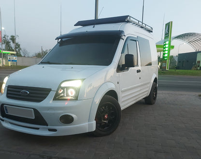 Front lower lip spoiler (primed) for Ford Connect 2010-2013 - image 2