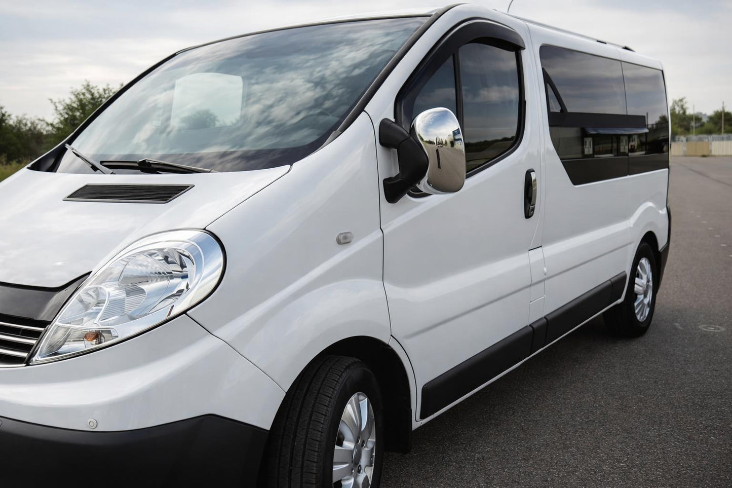 Chrome Mirror Covers (2 pcs) for Renault Trafic 2001–2015 - image 1