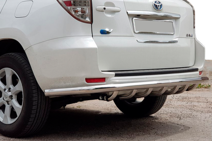 Rear Guard AK005-15 (2 pcs, stainless steel) for Toyota Rav 4 2006-2013 - image 1