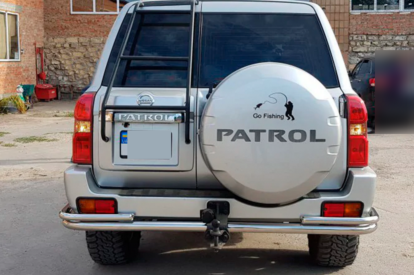 Rear Bar AK005-3 (Stainless Steel) for Nissan Patrol Y61 1997-2011 - image 3