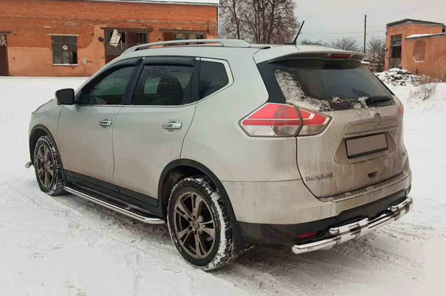 Rear Guard NSXT.13.6.B1-08 (2 pcs, stainless steel) for Nissan X-trail T32/Rogue 2014-2021 - image 4