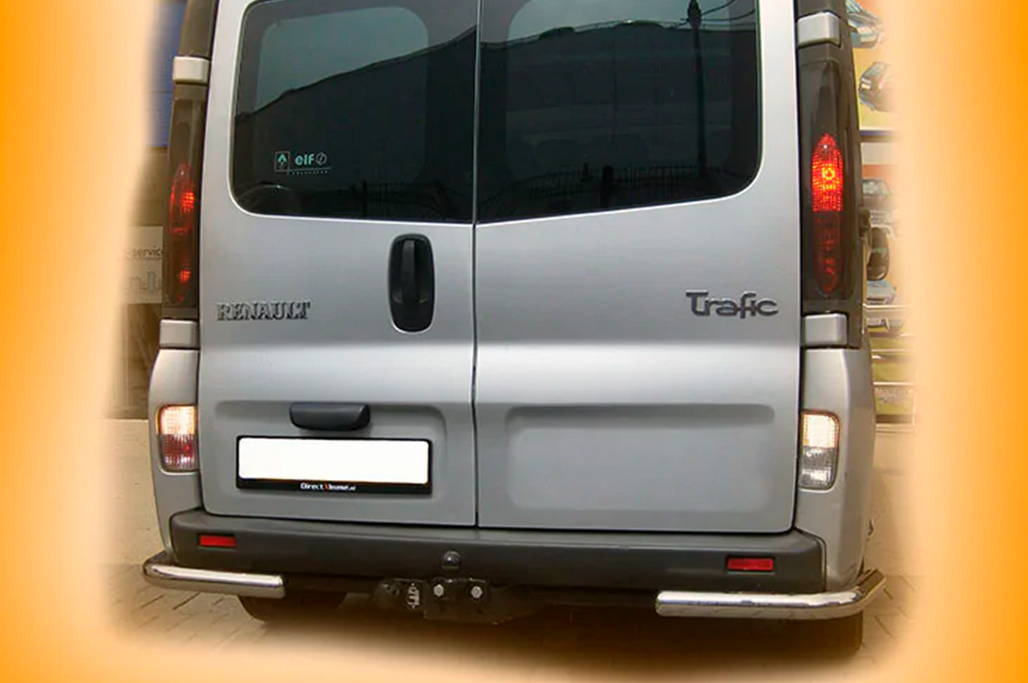 Rear Corner Bars AK003 (Stainless Steel) for Renault Trafic 2001–2015 - image 3