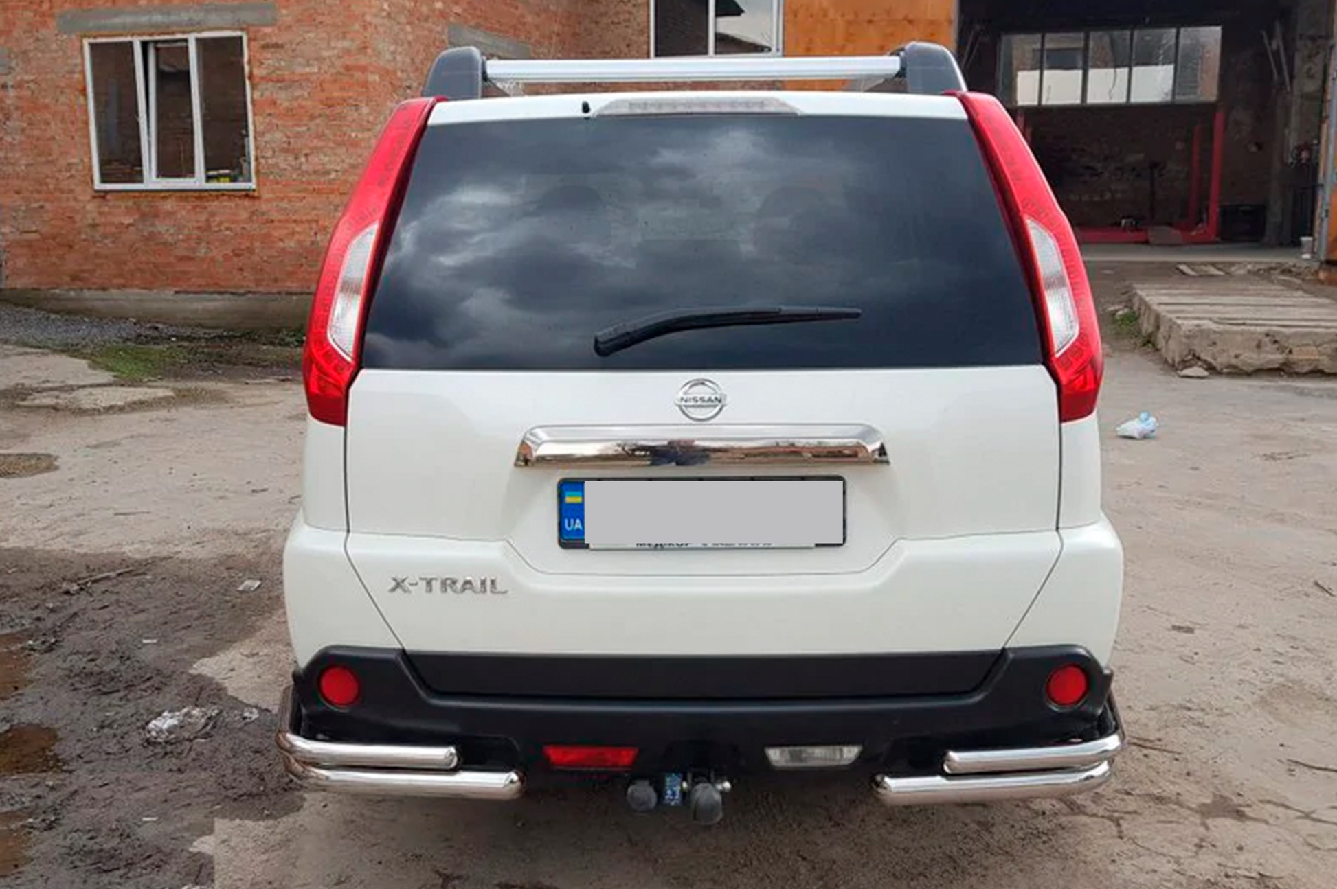 Rear Corner Bars AK003-Double (2 pcs, stainless steel) for Nissan X-trail T31 2007-2014 - image 3