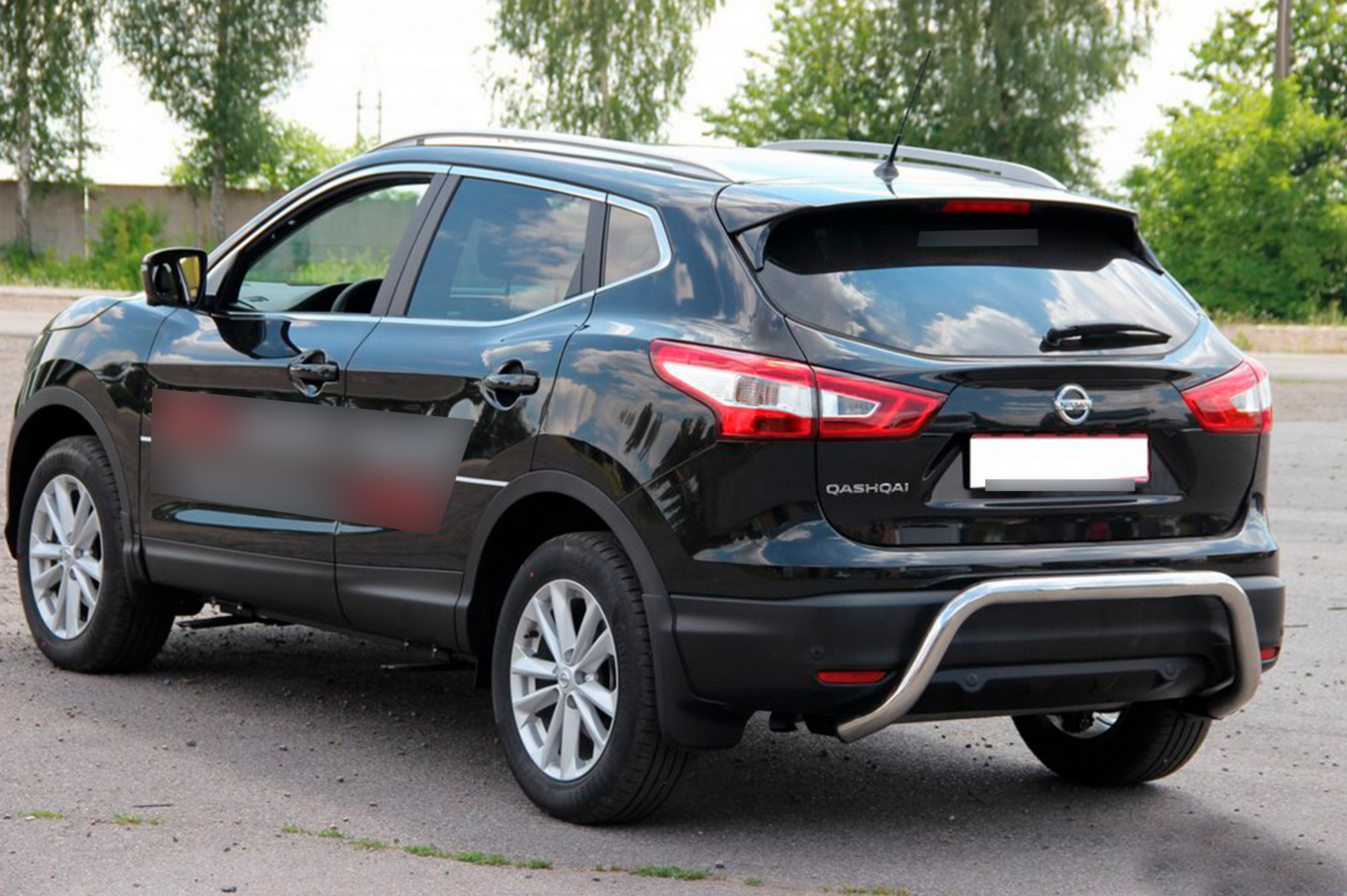 Rear Bar AK007-1 (Stainless Steel) for Nissan Qashqai 2014-2021 - image 3