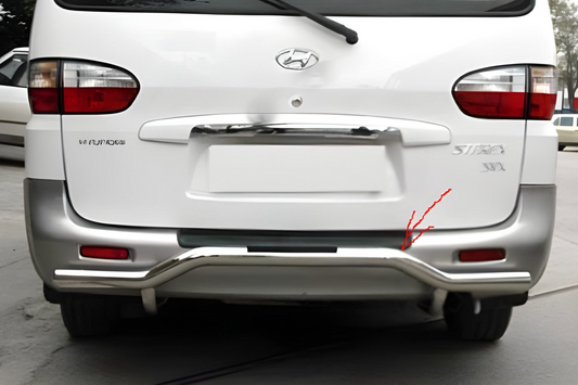 Rear Bar AK-005 (Stainless Steel) for Hyundai H200, H1, Starex 1998-2007 - image 1