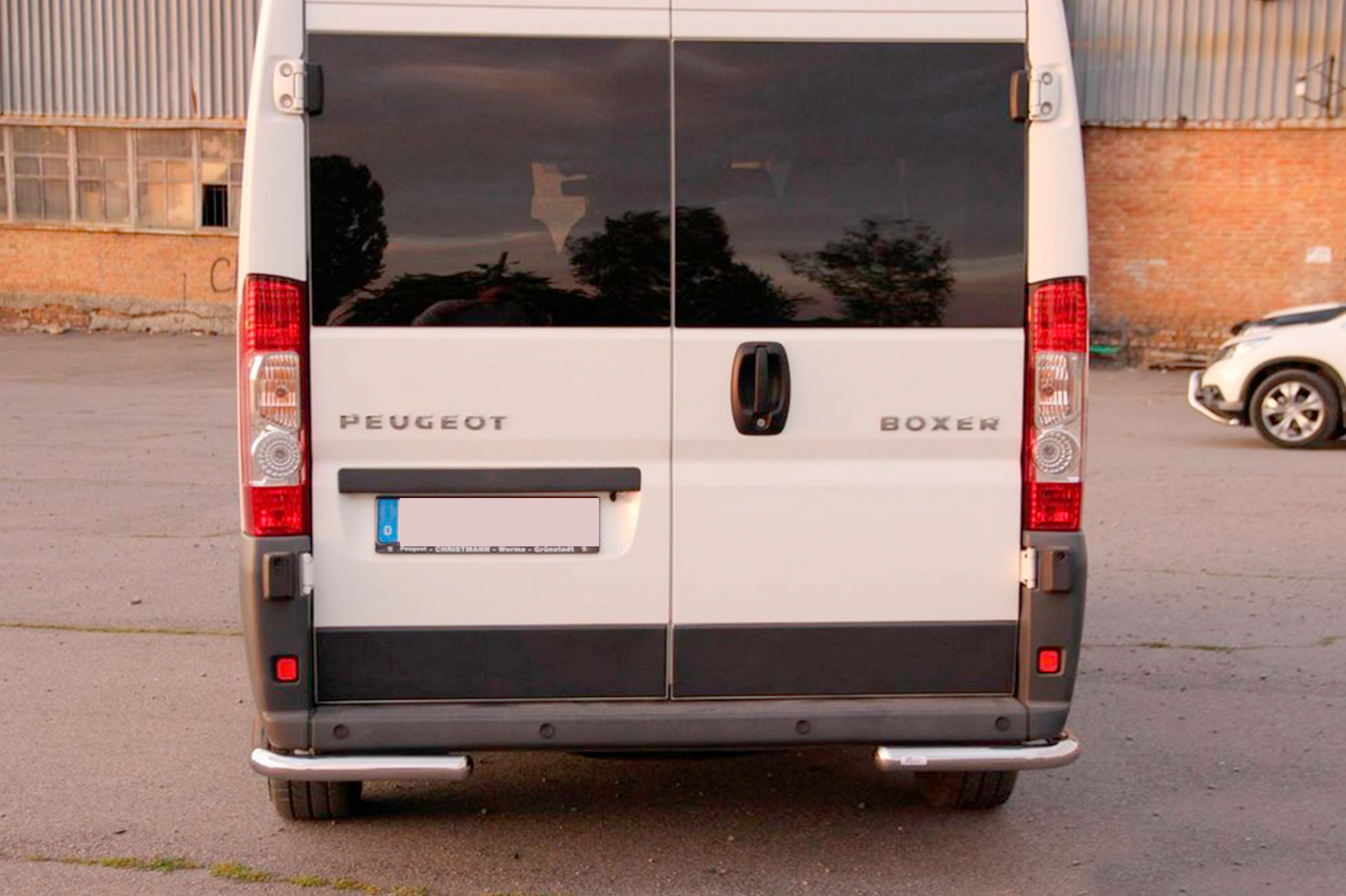 Rear Corner Bars AK003 (2 pcs, stainless steel) for Peugeot Boxer 2006-2025 - image 2