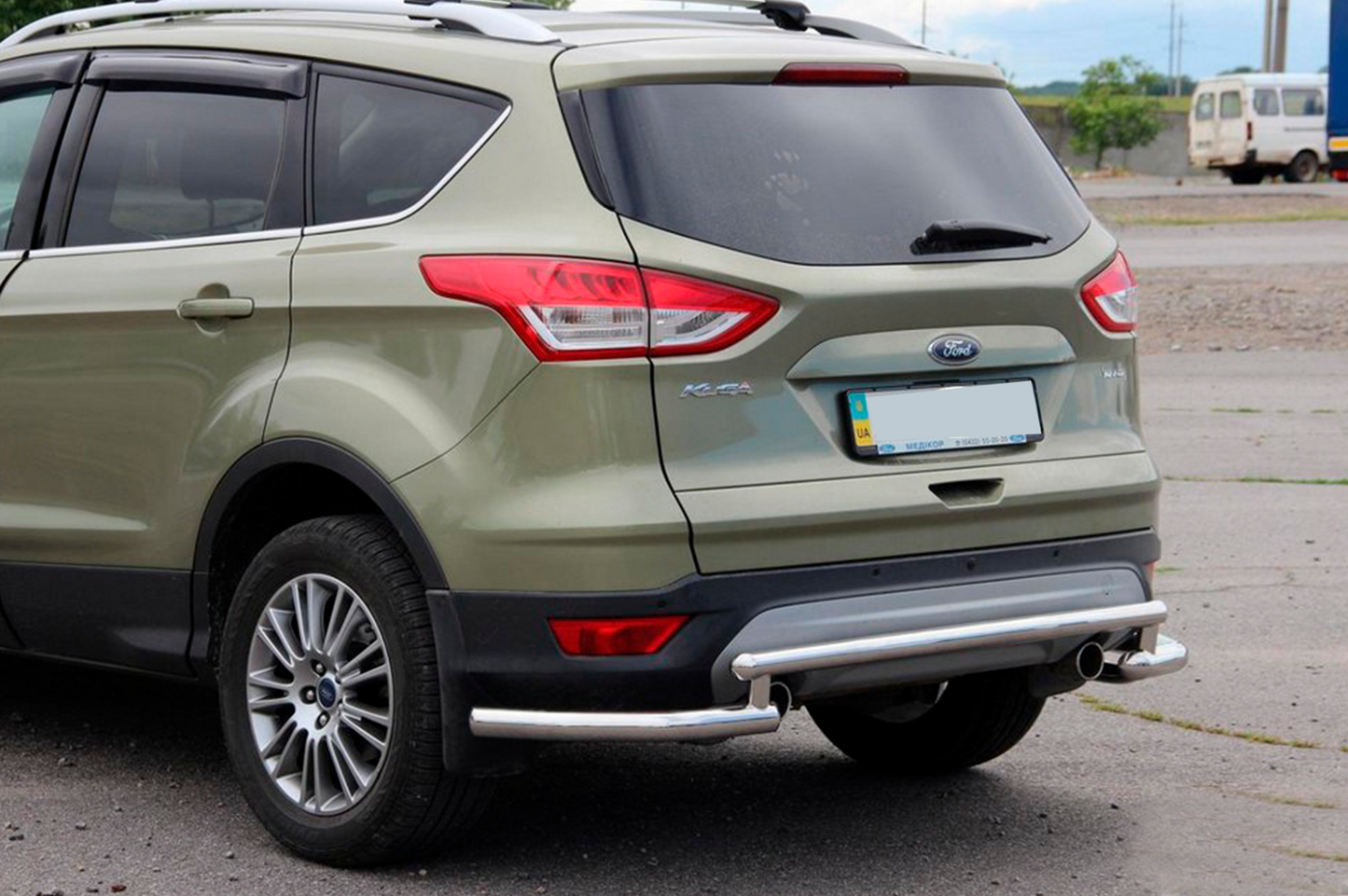Rear Bar AK002-3 (Stainless Steel) for Ford Kuga/Escape 2013-2019 - image 1