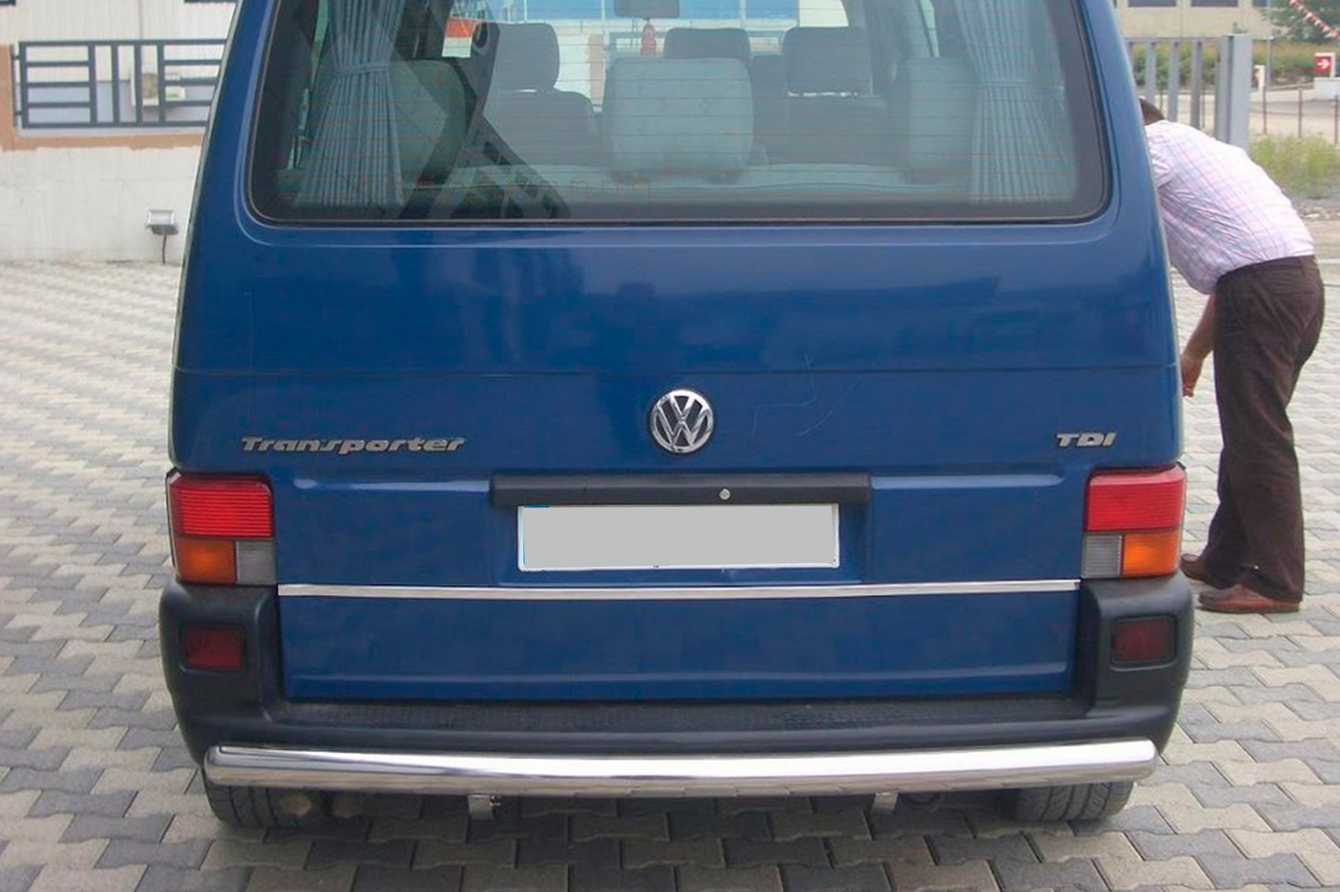 Rear Bar AK002 (Stainless Steel) for Volkswagen T4 Caravelle/Multivan 1990-2003 - image 5