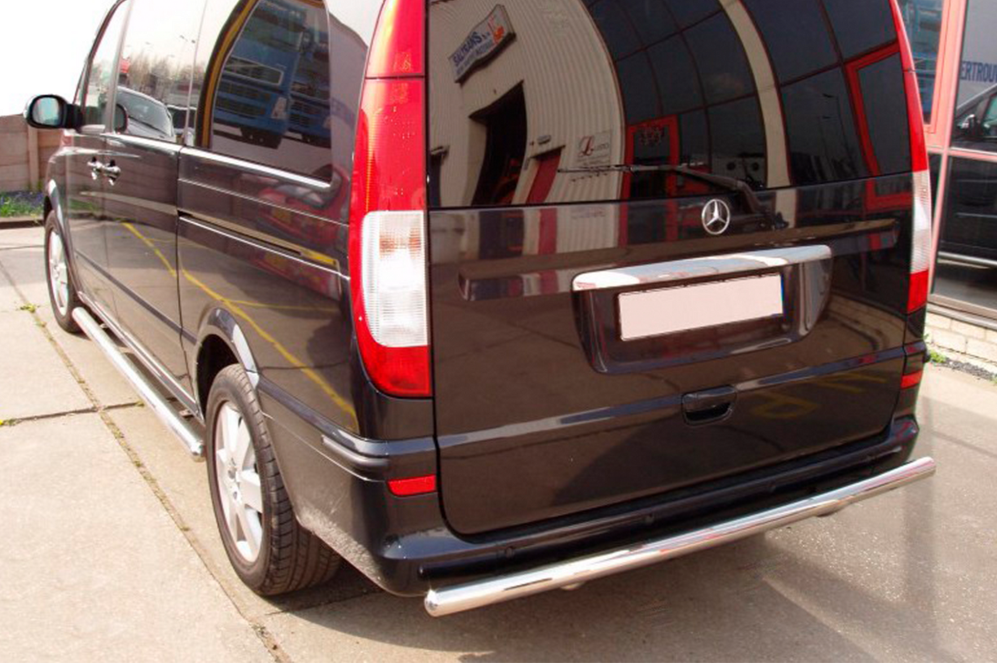 Rear Bar AK002 (Stainless Steel) for Mercedes Viano 2004-2014 - image 6