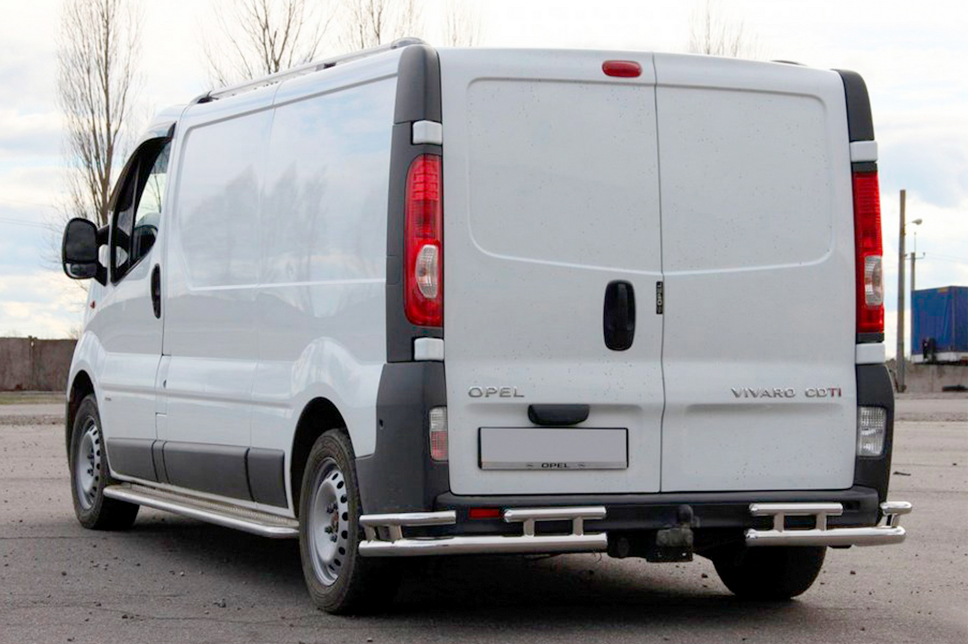 Rear Guard AK003-Plus-2 (Stainless Steel) for Opel Vivaro 2001-2015 - image 3