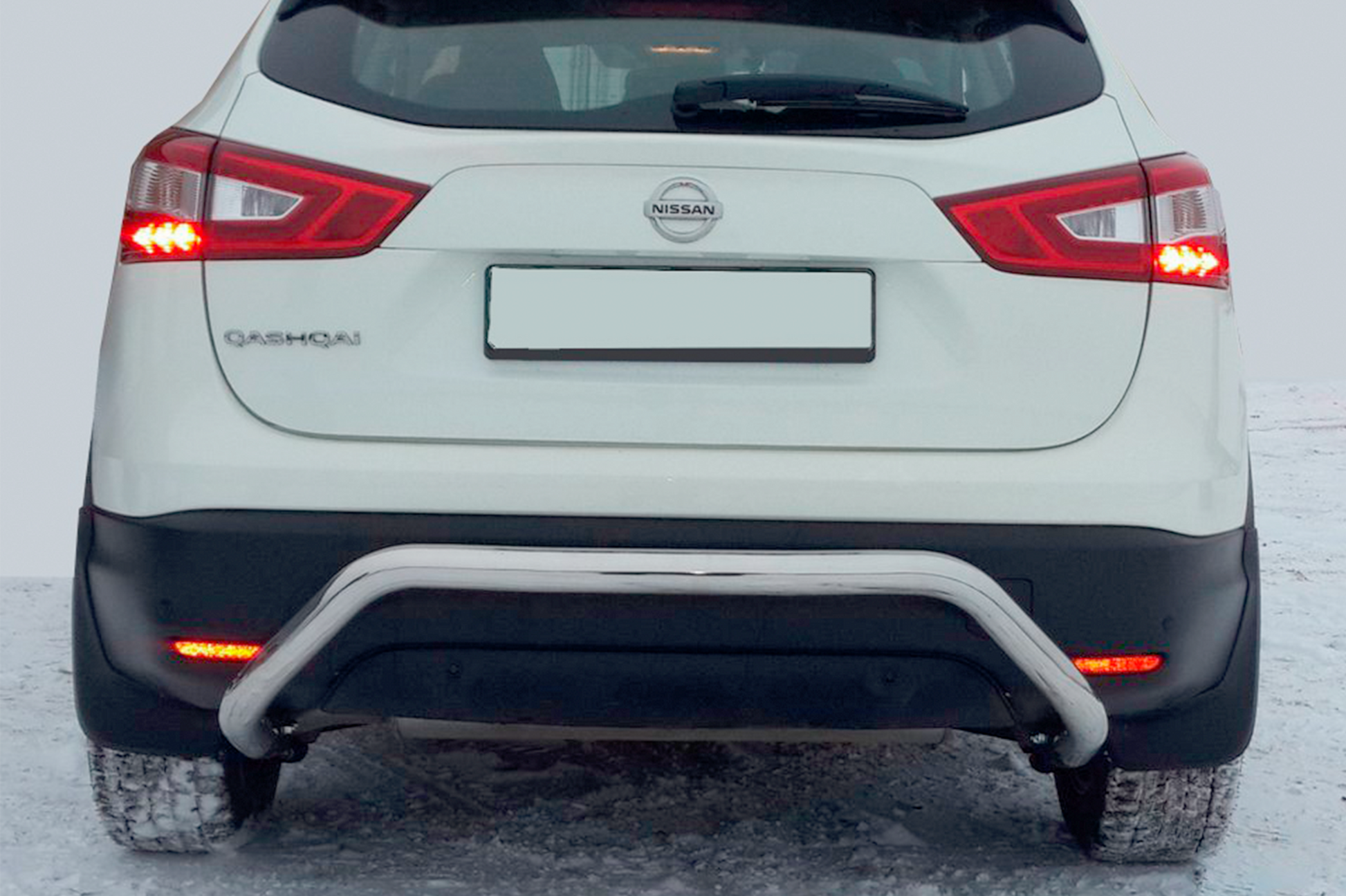 Rear Bar AK007-1 (Stainless Steel) for Nissan Qashqai 2014-2021 - image 4