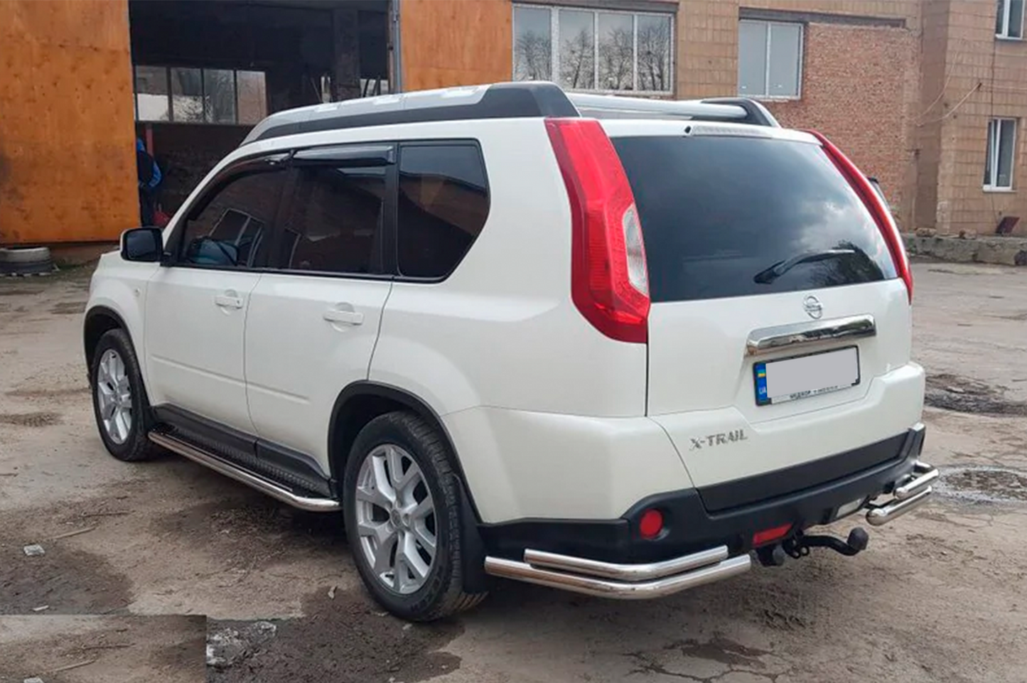 Rear Corner Bars AK003-Double (2 pcs, stainless steel) for Nissan X-trail T31 2007-2014 - image 2