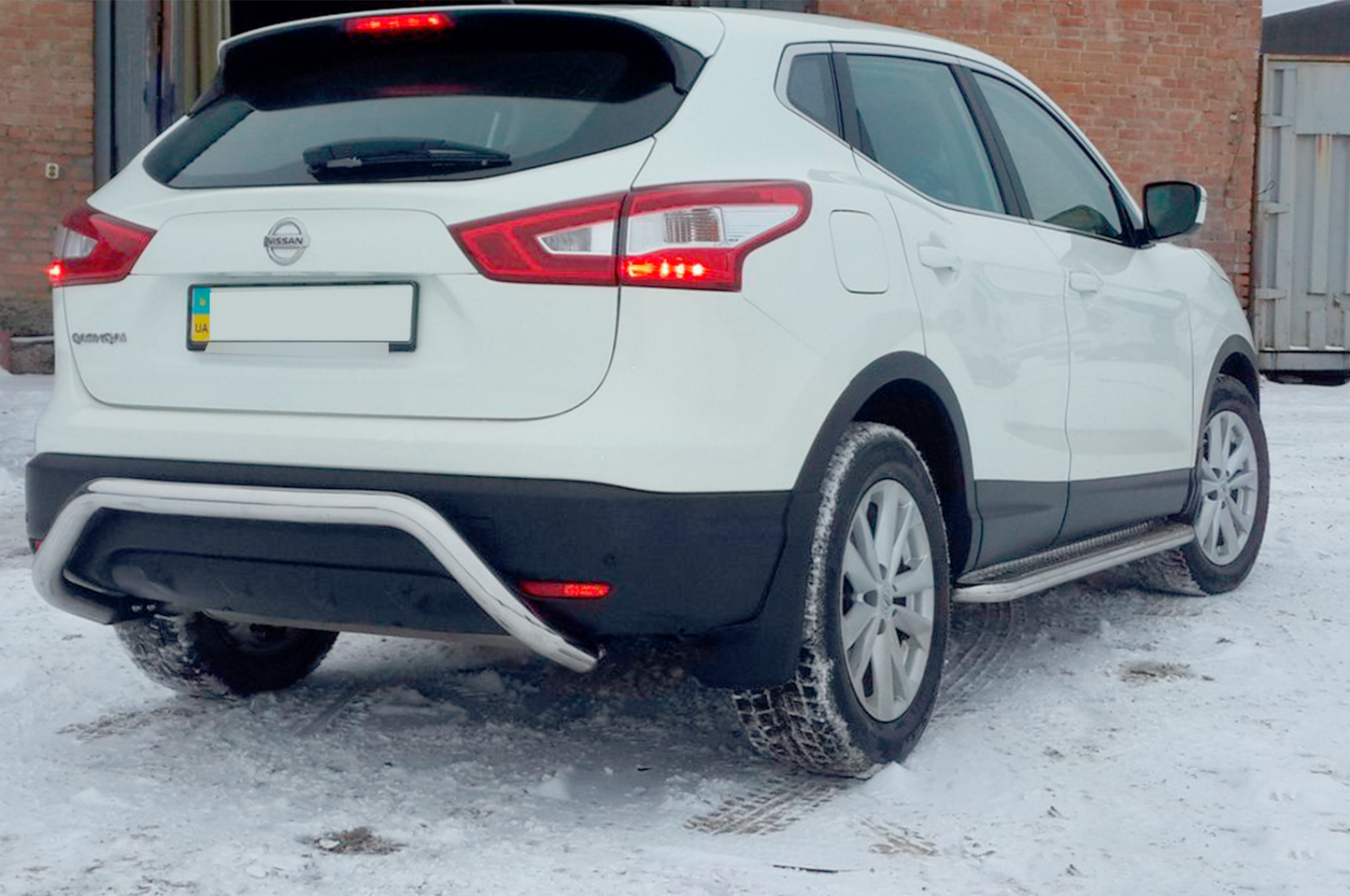 Rear Bar AK007-1 (Stainless Steel) for Nissan Qashqai 2014-2021 - image 5