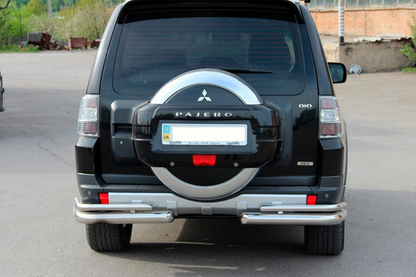 Rear Bar AK003 Double (Stainless Steel) for Mitsubishi Pajero Wagon IV 2006-2021 - image 2