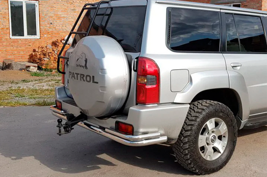Rear Bar AK005-3 (Stainless Steel) for Nissan Patrol Y61 1997-2011 - image 2