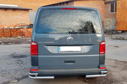 Rear Corner Bars AK003-Double (2 pcs, stainless steel) for Volkswagen T6 2015-2024 - image 5
