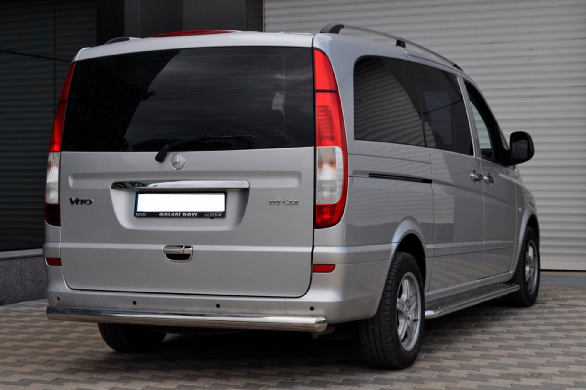 Rear Bar AK002 (Stainless Steel) for Mercedes Vito W639 2004-2014 - image 6