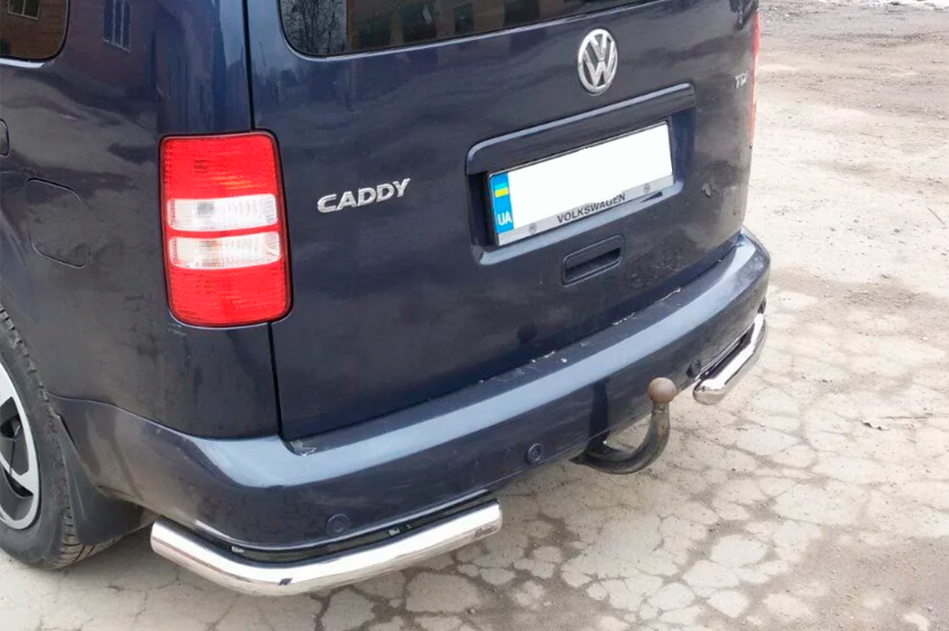 Rear Corner Bars AK003 (2 pcs, stainless steel) for Volkswagen Caddy 2004-2010 - image 8