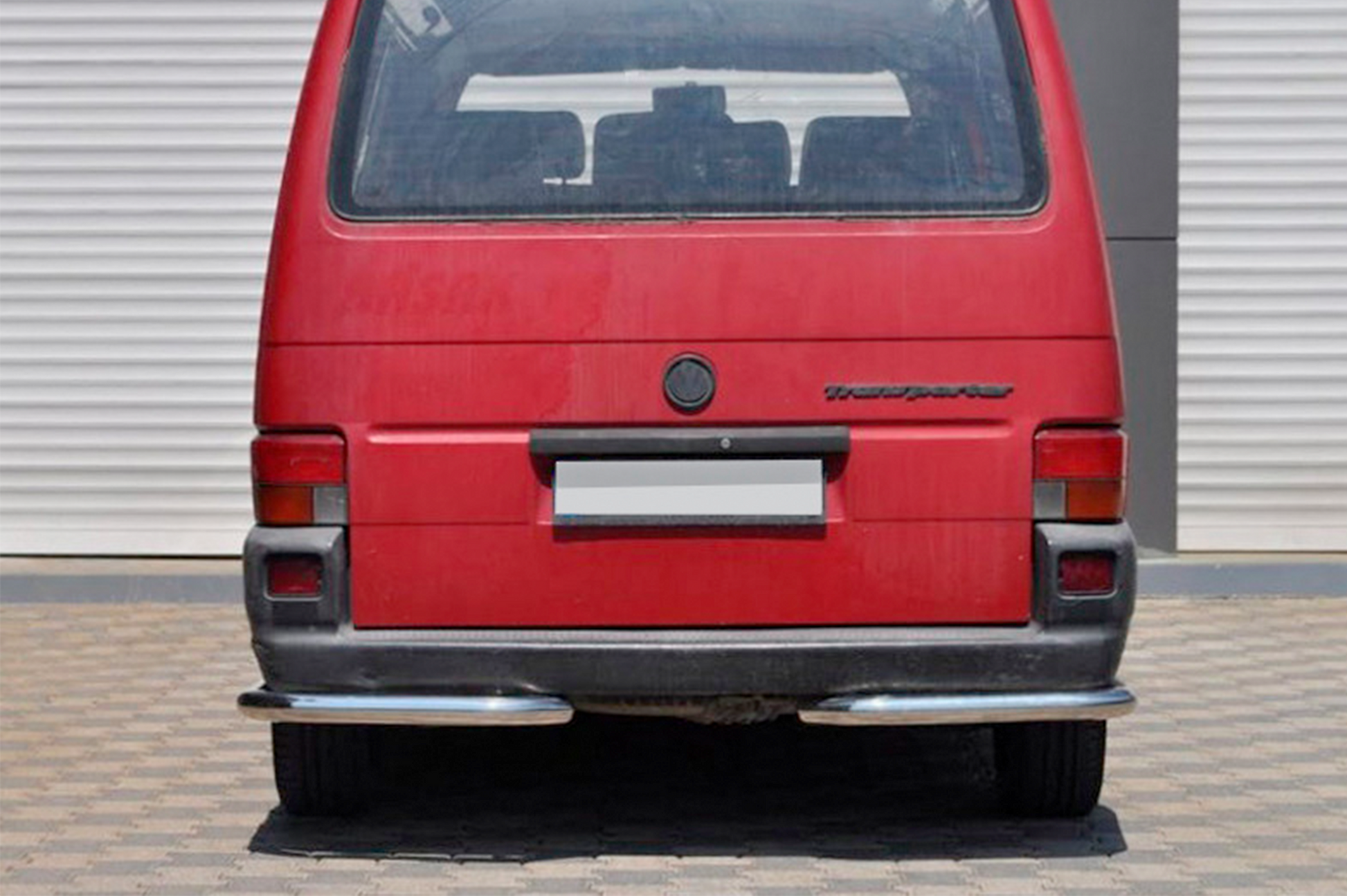 Rear Corner Bars AK003 (2 pcs, stainless steel) for Volkswagen T4 Caravelle/Multivan 1990-2003 - image 1
