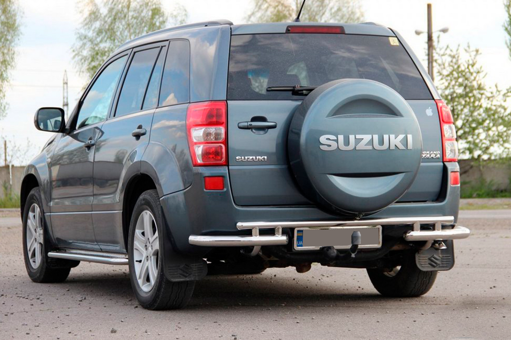 Rear Guard AK005-3 (Stainless Steel) for Suzuki Grand Vitara 2005-2017 - image 1