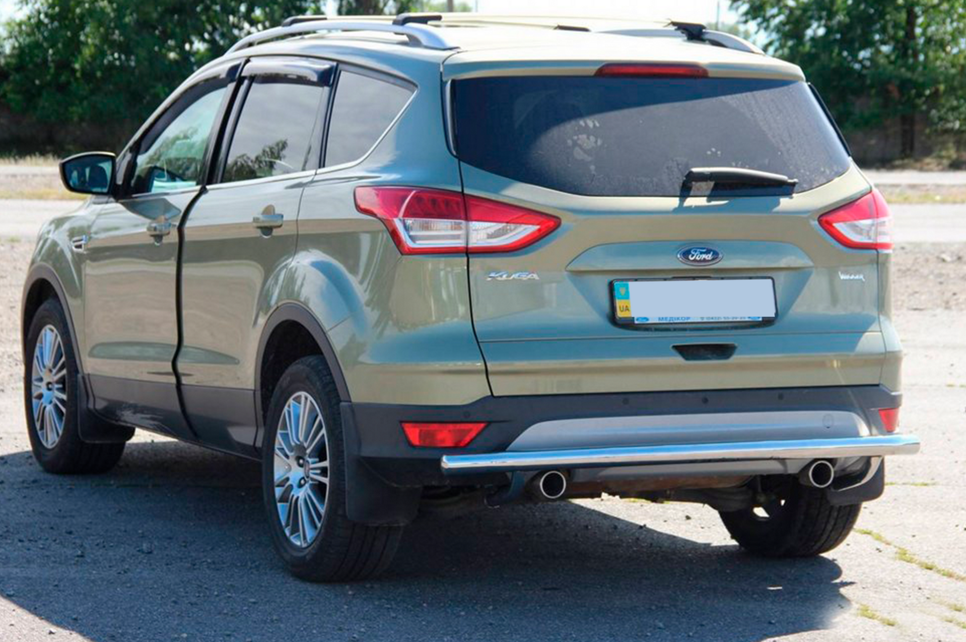 Rear Bar AK002 (Stainless Steel) for Ford Kuga/Escape 2013-2019 - image 3