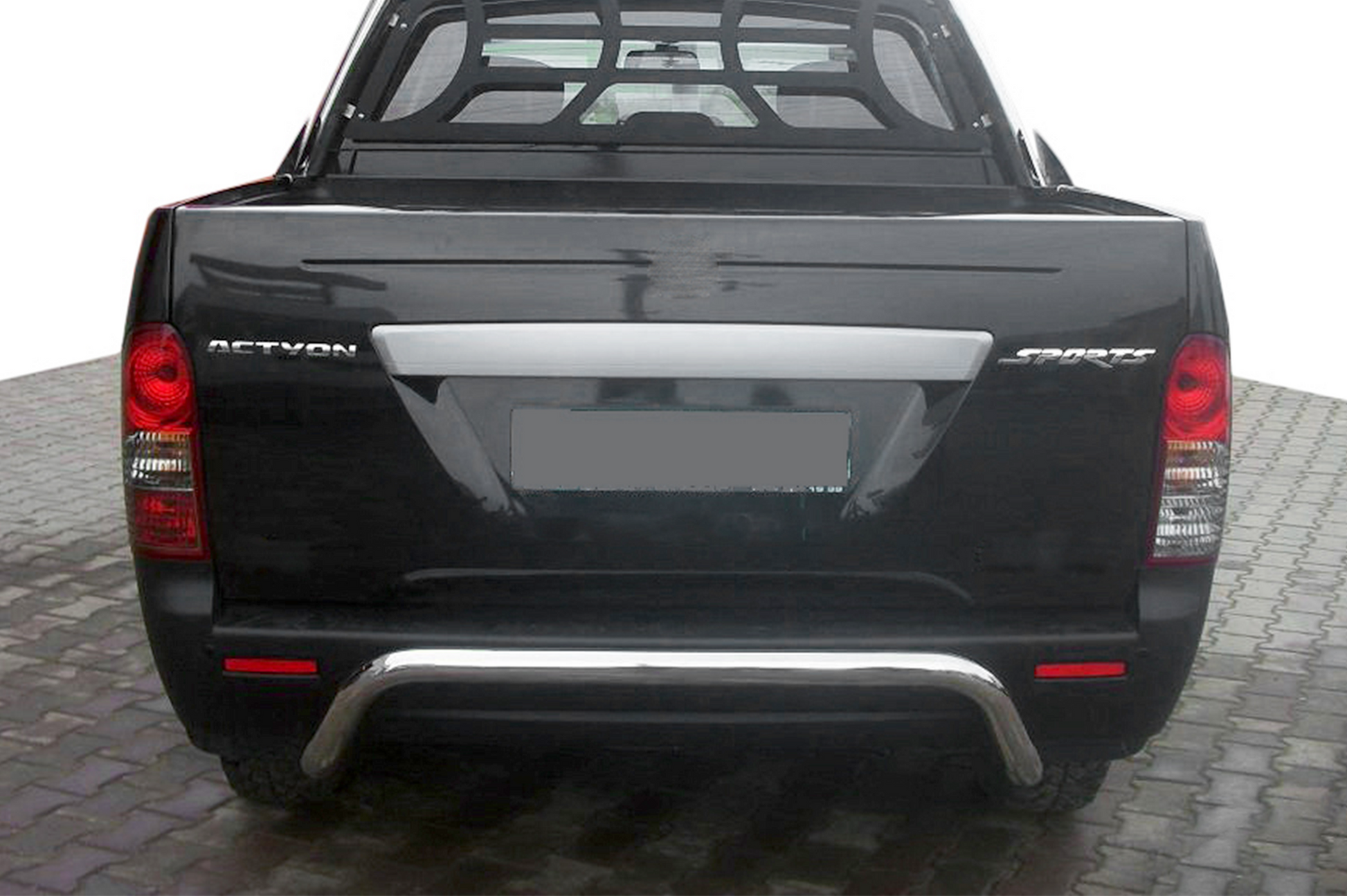 Rear Guard AK006 (Stainless Steel) for SsangYong Action 2005-2018 - image 1