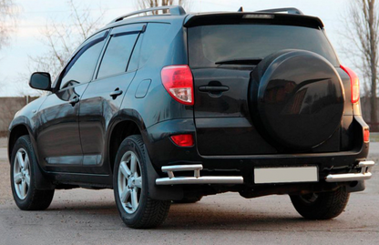 Rear Corner Bars AK003-Double (2 pcs, stainless steel) for Toyota Rav 4 2006-2013 - image 3