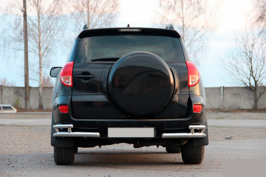 Rear Corner Bars AK003-Double (2 pcs, stainless steel) for Toyota Rav 4 2006-2013 - image 2
