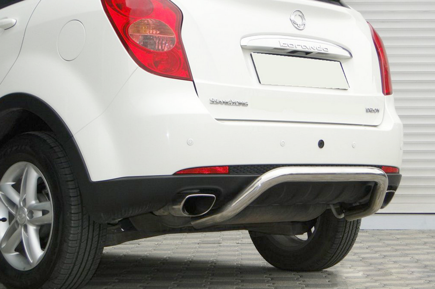 Rear Guard AK006 (Stainless Steel) for SsangYong Action 2005-2018 - image 2