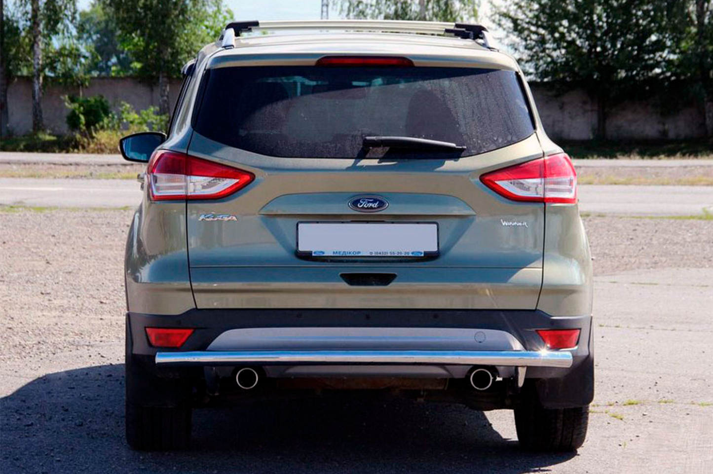 Rear Bar AK002 (Stainless Steel) for Ford Kuga/Escape 2013-2019 - image 2