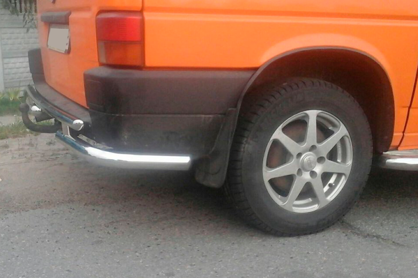 Rear Bar AK003-2 (Stainless Steel) for Volkswagen T4 Transporter 1990-2003 - image 2