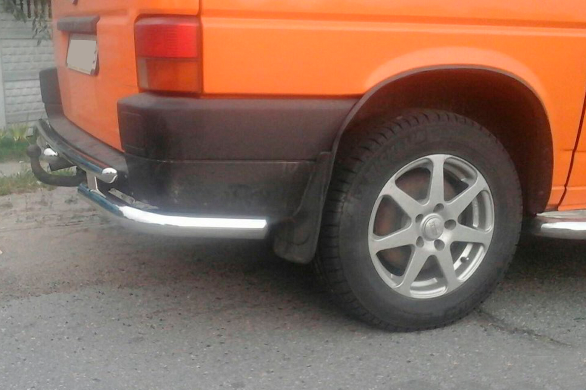 Rear Bar AK003-2 (Stainless Steel) for Volkswagen T4 Transporter 1990-2003 - image 2