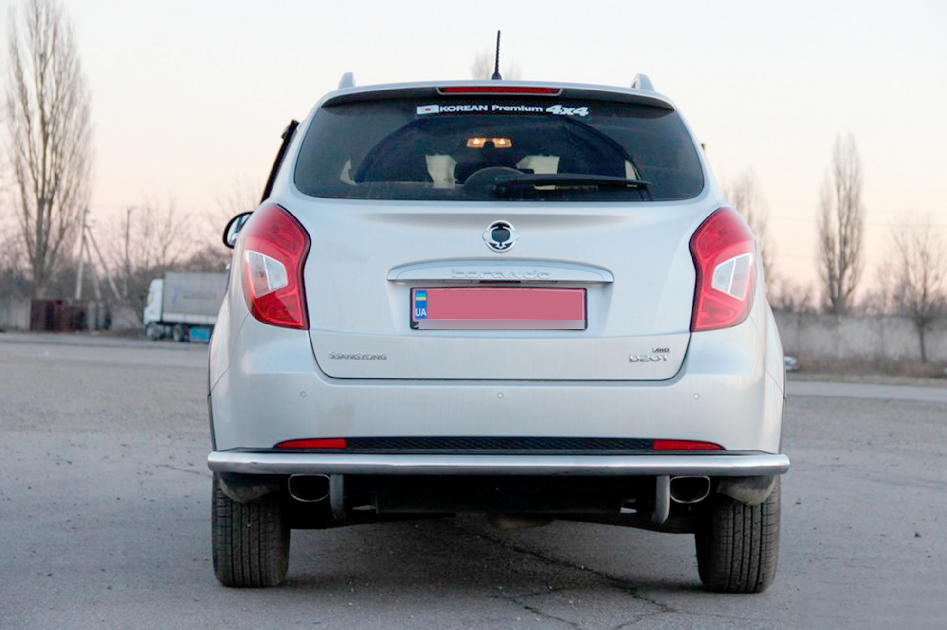 Rear Bar AK005 (Stainless Steel) for SsangYong Korando 2010-2019 - image 2