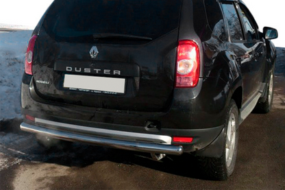 Rear bar straight (stainless steel) for Dacia Duster 2008-2018 - image 1