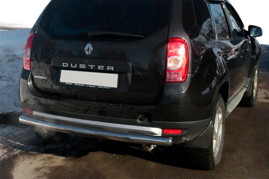 Rear bar straight (stainless steel) for Dacia Duster 2008-2018 - image 1