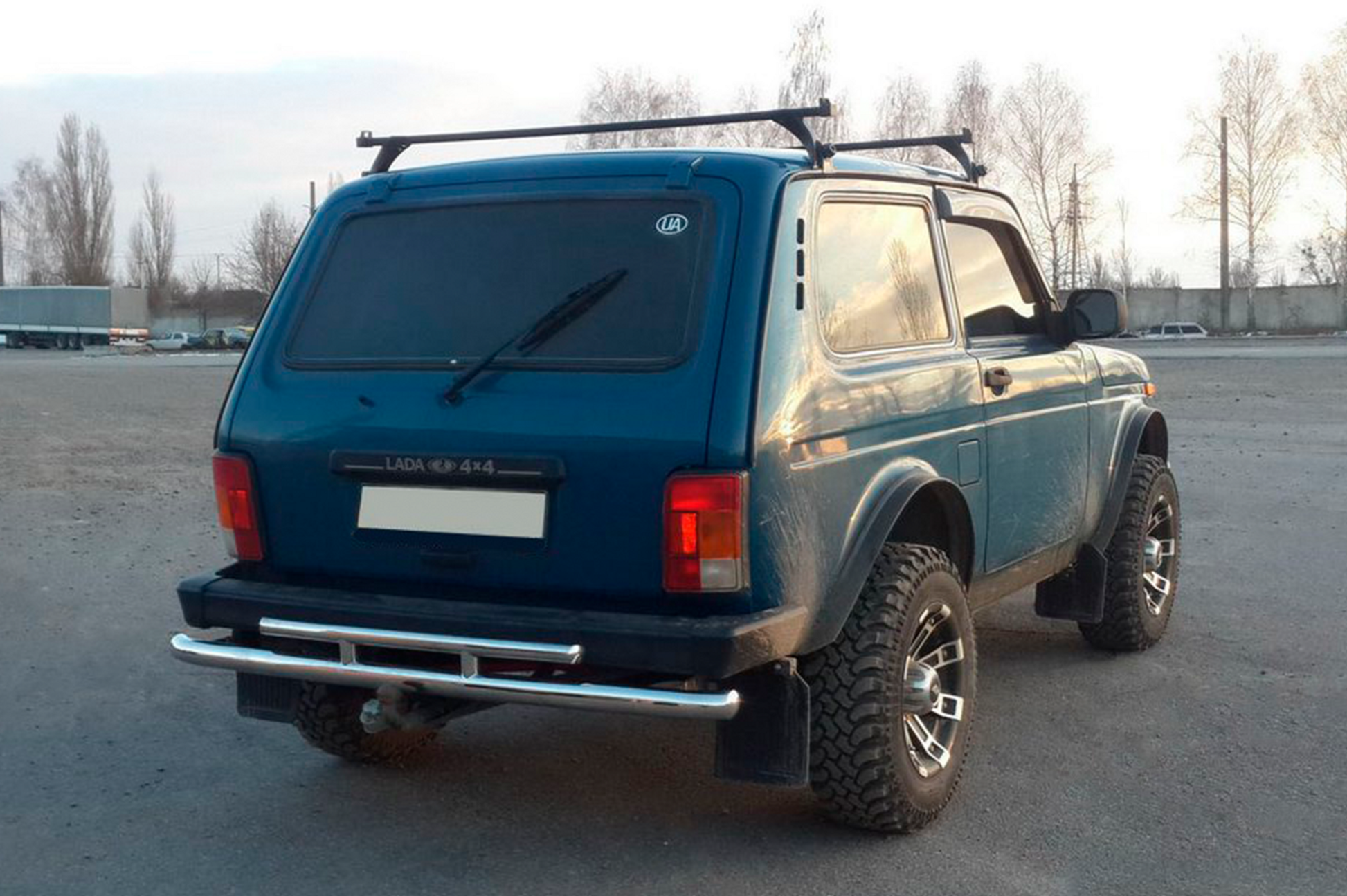 Rear bar AK002 double for Lada Niva та Urban 1977- - image 1