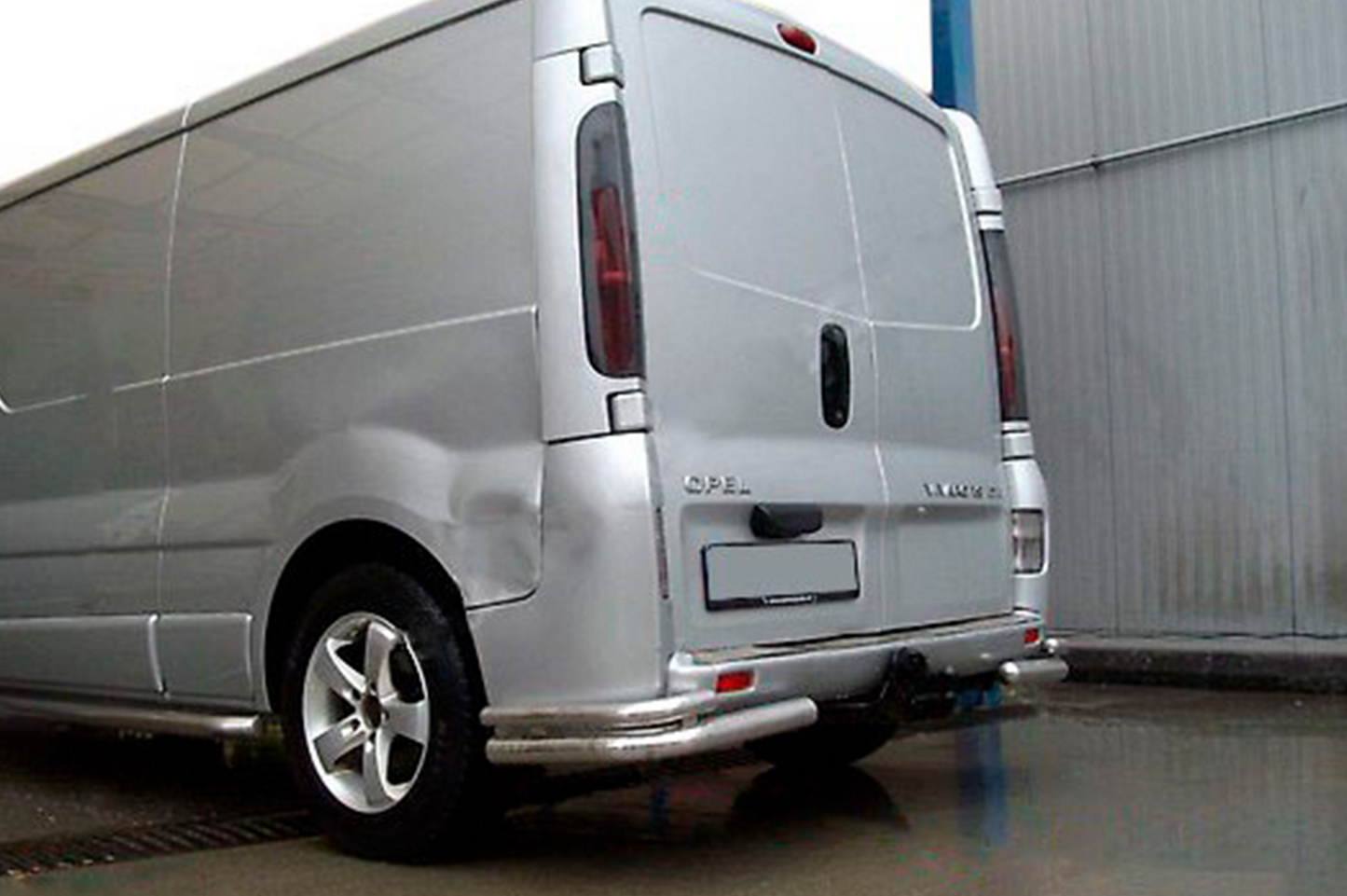 Rear Corner Bars AK003-double (stainless steel) for Renault Trafic 2001–2015 - image 2
