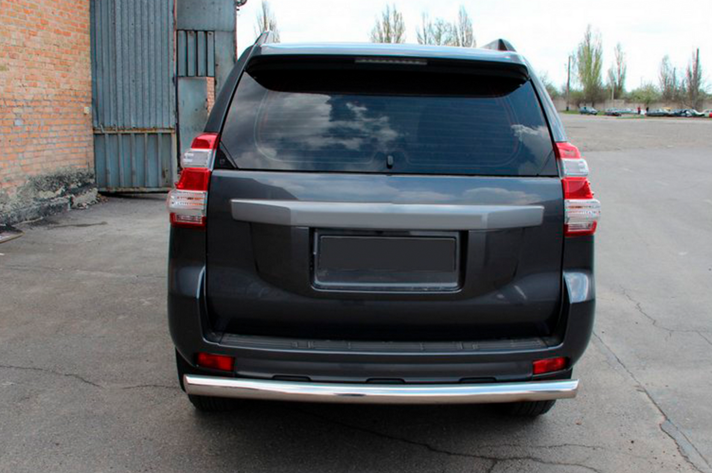 Rear Bar AK002 (Stainless Steel) for Toyota Land Cruiser Prado 150 2009-2023 - image 3