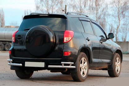 Rear Corner Bars AK003-Double (2 pcs, stainless steel) for Toyota Rav 4 2006-2013 - image 1