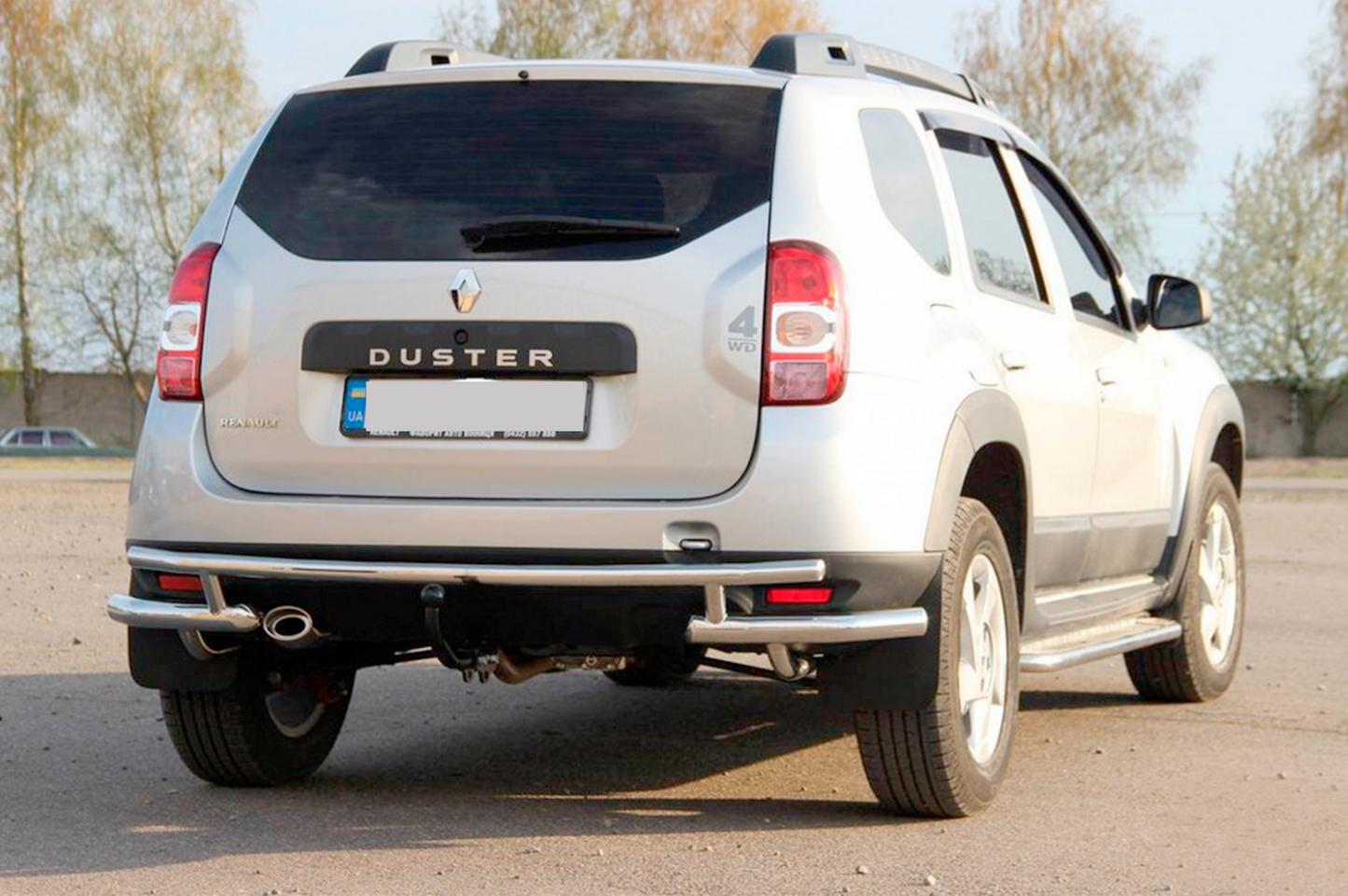 Rear Bar AK005-Special (Stainless Steel) for Renault Duster 2008-2017 - image 3
