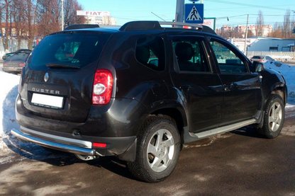 Rear bar straight (stainless steel) for Dacia Duster 2008-2018 - image 2