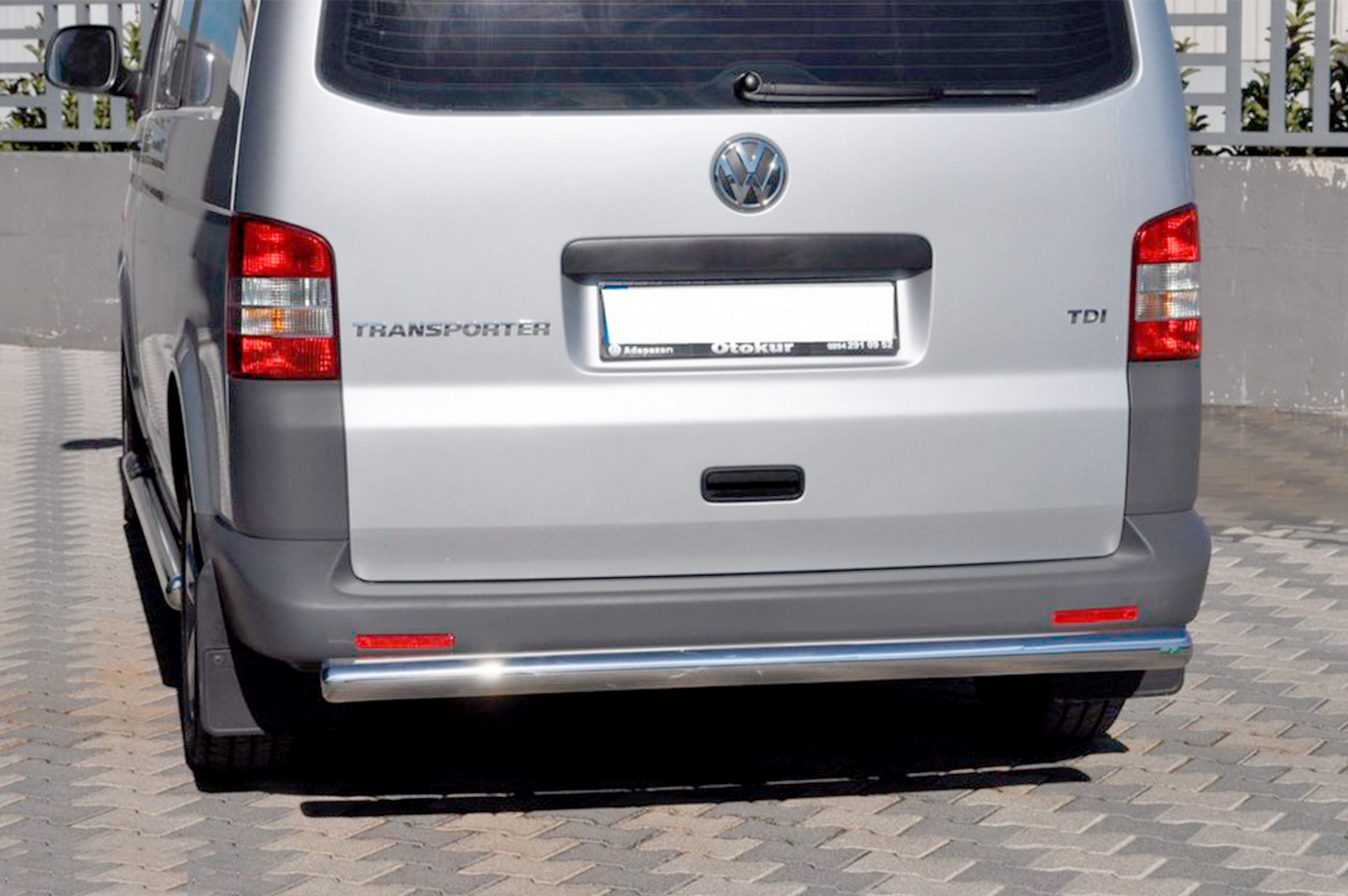 Rear Bar AK002 (Stainless Steel) for Volkswagen T5 Multivan 2003–2010 - image 5