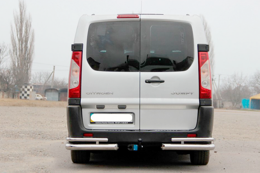 Rear Corner Bars AK003-Double (2 pcs, stainless steel) for Fiat Scudo 2007-2015 - image 2