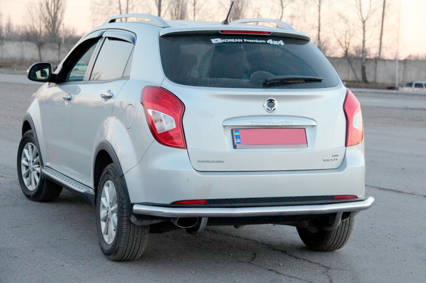 Rear Bar AK005 (Stainless Steel) for SsangYong Korando 2010-2019 - image 3