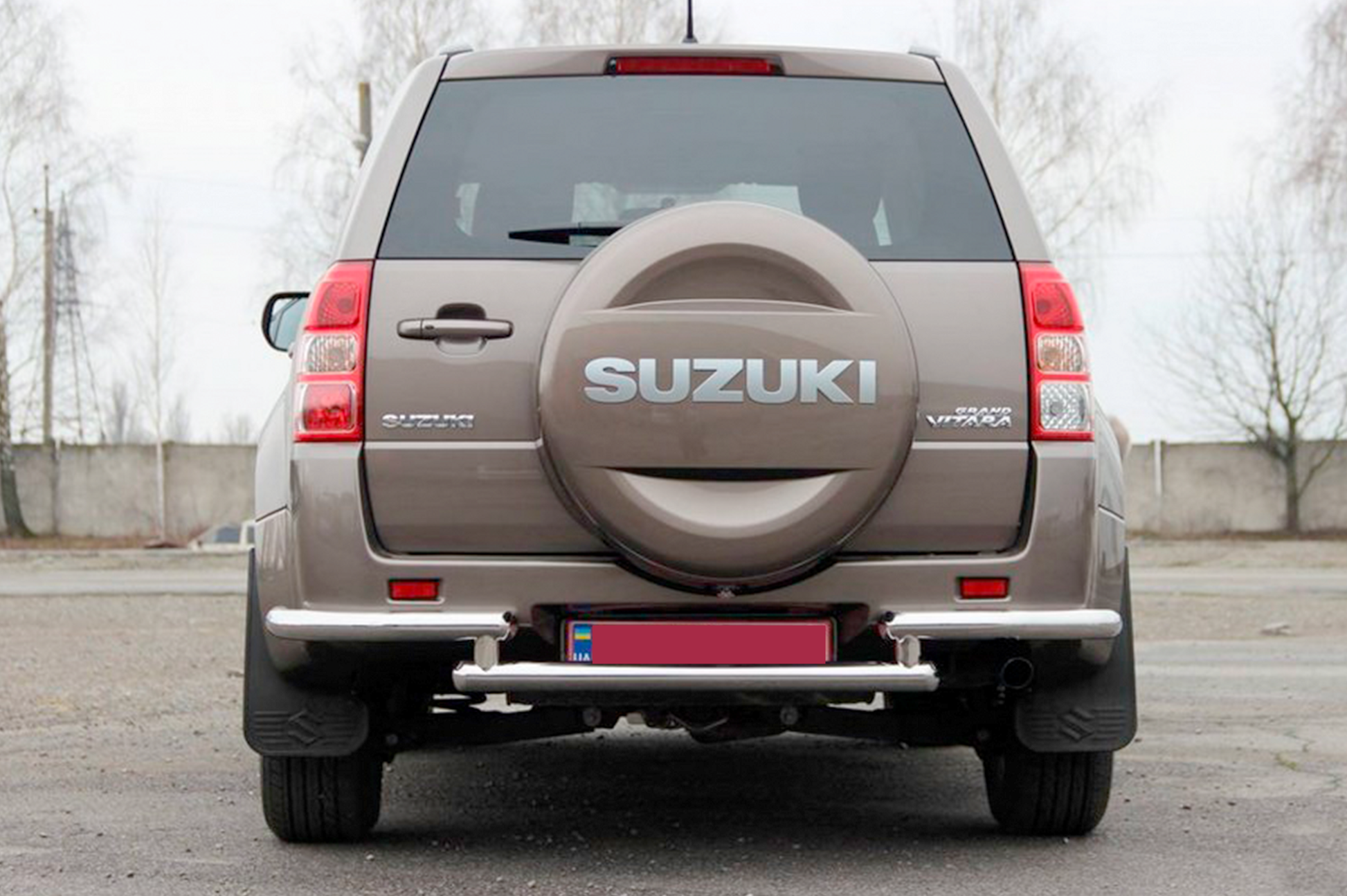 Rear Guard AK003-2 (Stainless Steel) for Suzuki Grand Vitara 2005-2017 - image 2