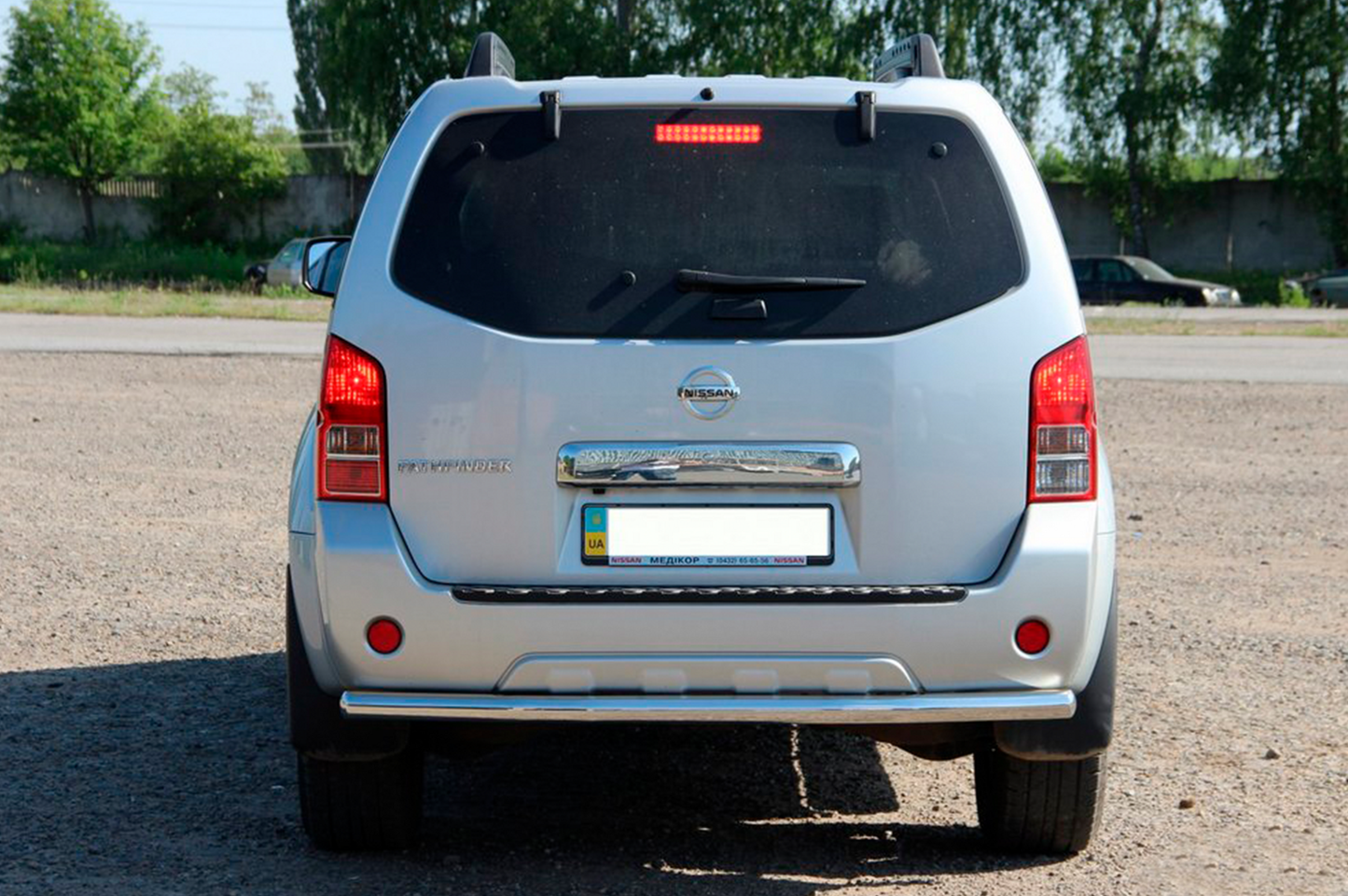 Rear Bar AK002 (Stainless Steel) for Nissan Pathfinder R51 2005-2014 - image 2
